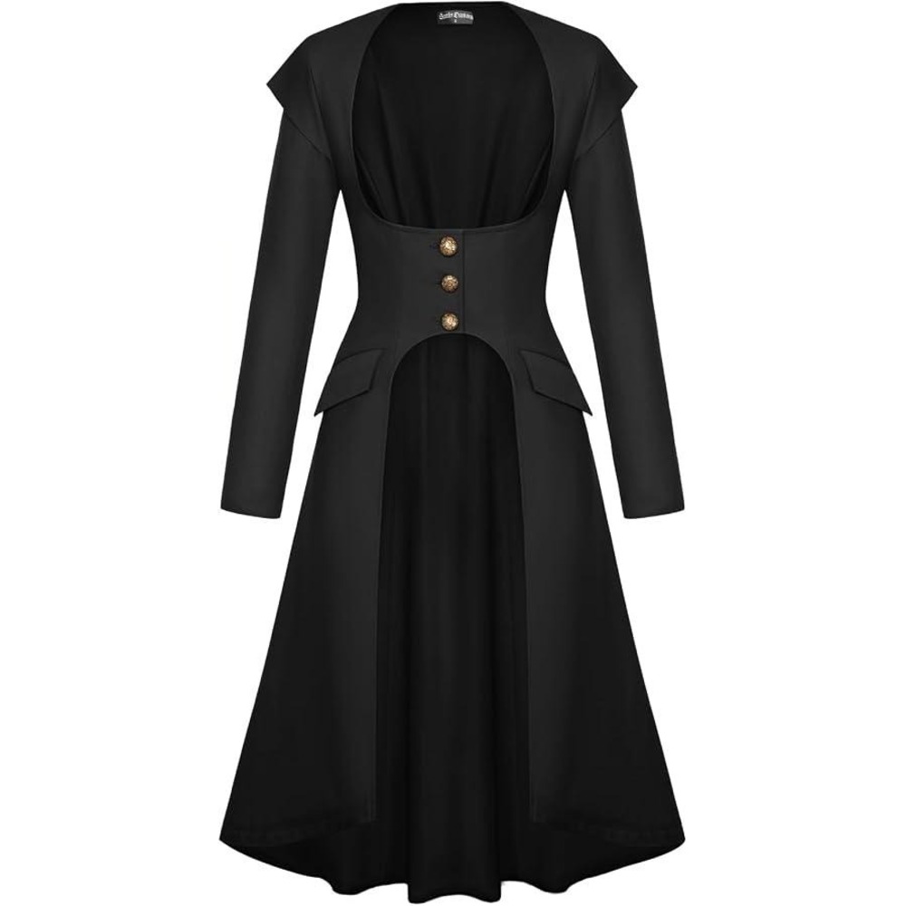 Scarlet Darkness Underbust Jacket Women 10 Black Goth Victorian Steampunk Corset